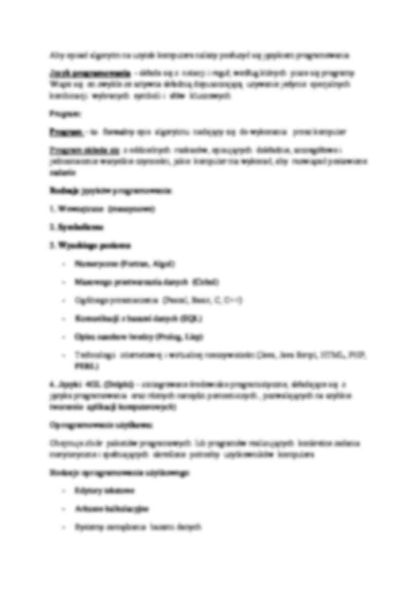 Technologia informatyczna- wykład 5 - strona 3