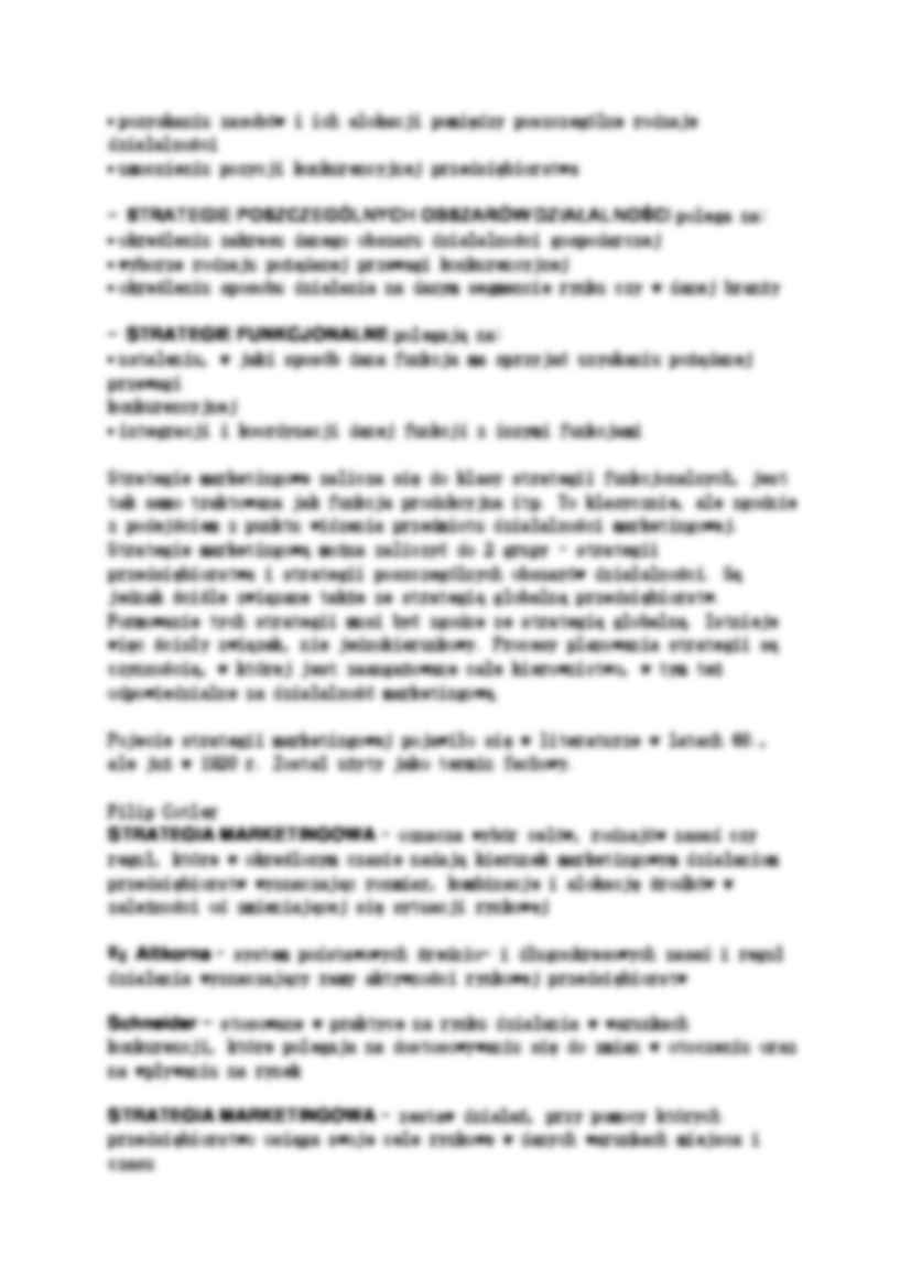 Strategia marketingowa c.d.- wykład 3 - strona 2