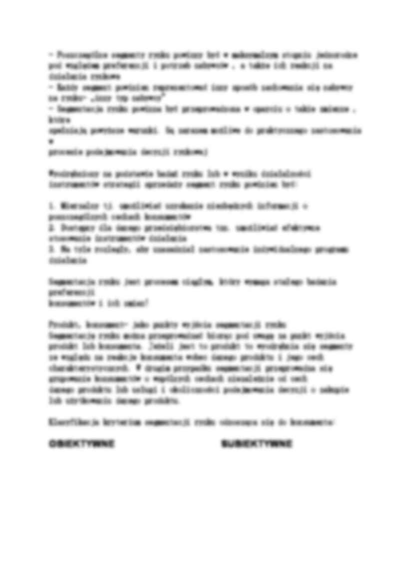 Segmentacja rynku- wykład 5 - strona 2