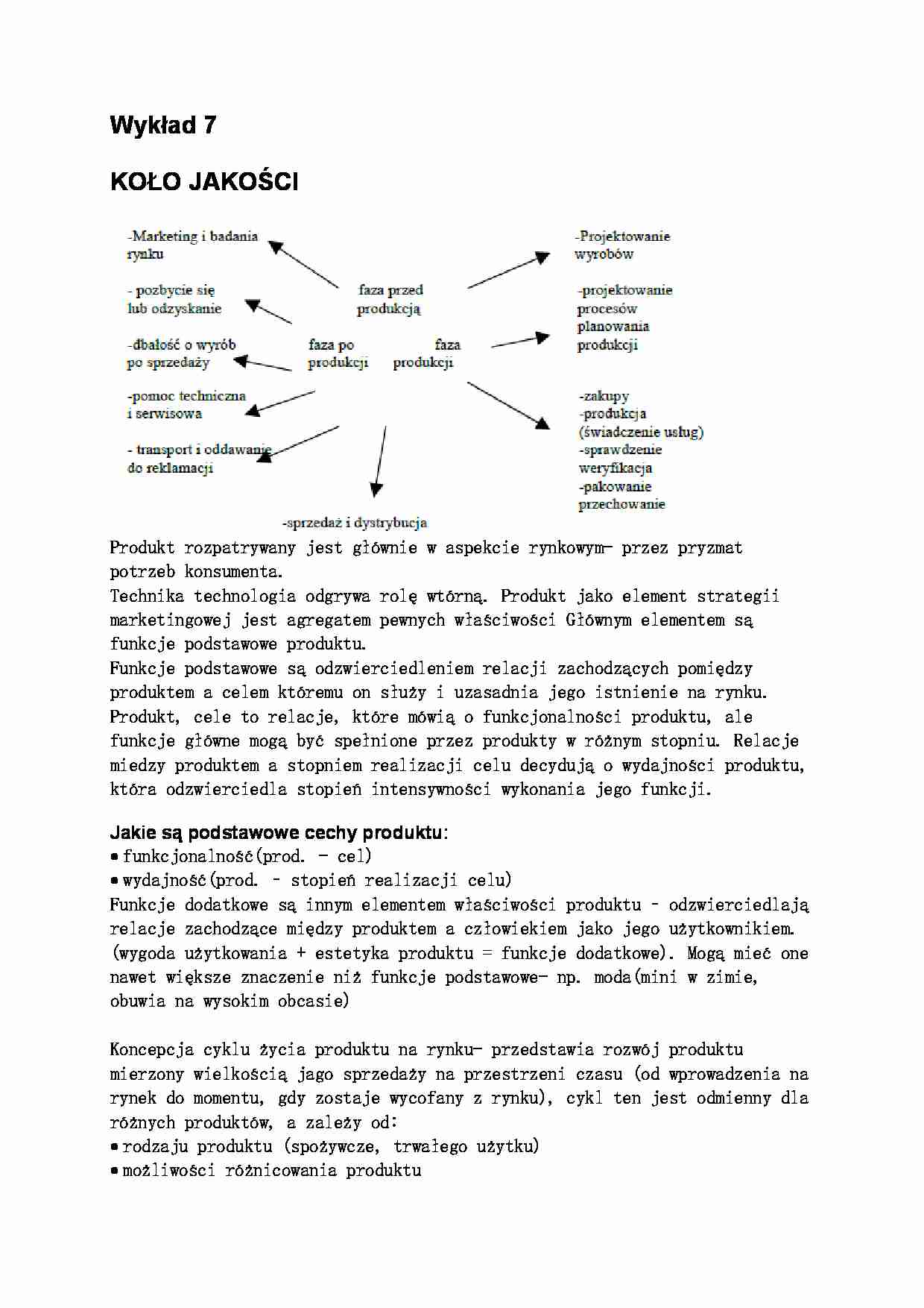 Koło jakości- wykład 7 - strona 1