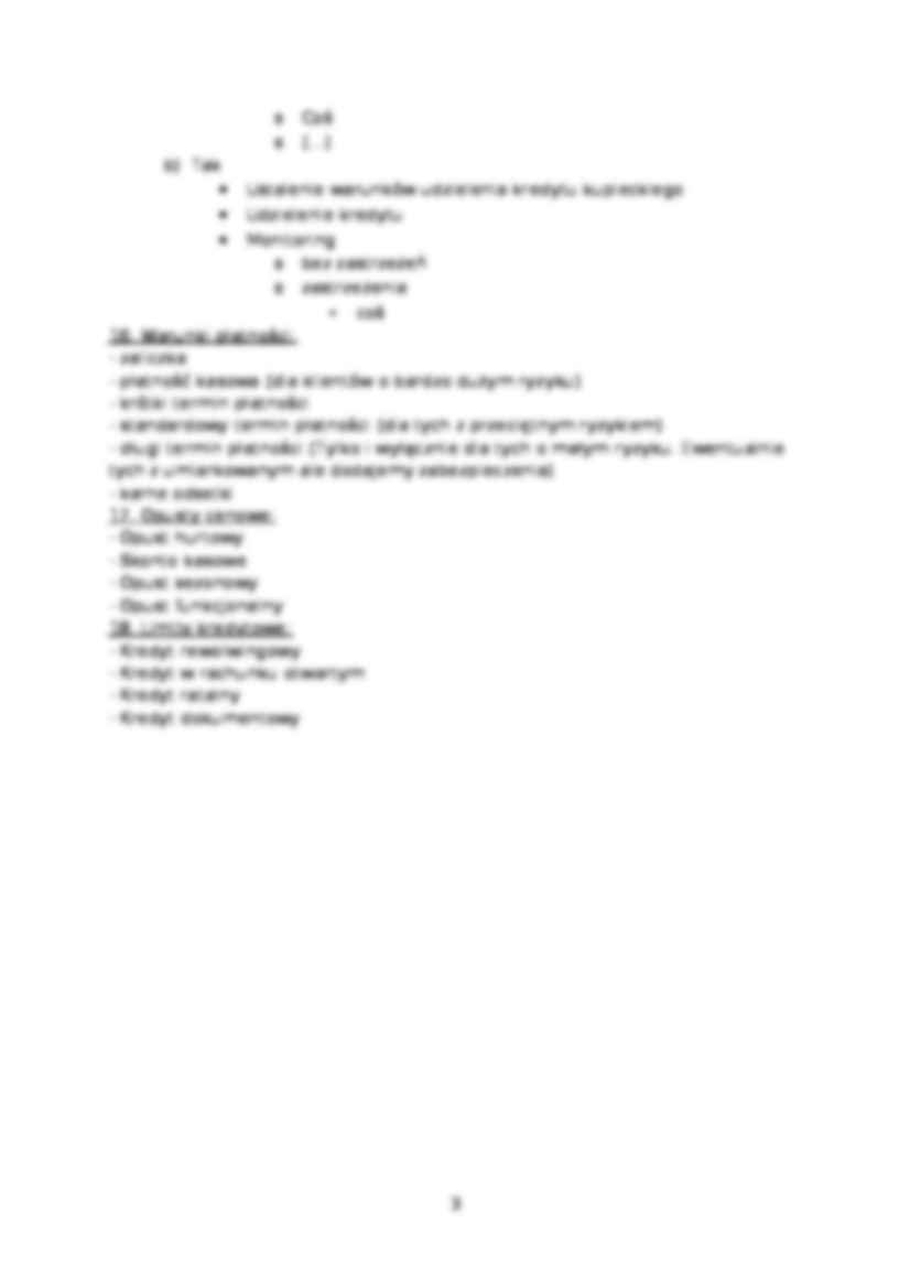 Polityka kredytowa przedsiębiorstwa wobec odbiorców- opracowanie - strona 3