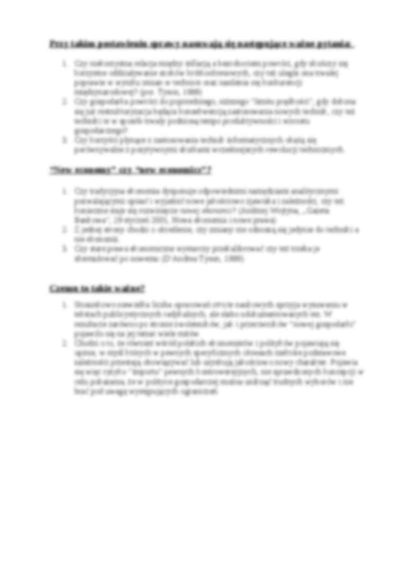 Informacyjny ład gospodarczy- opracowanie - strona 3