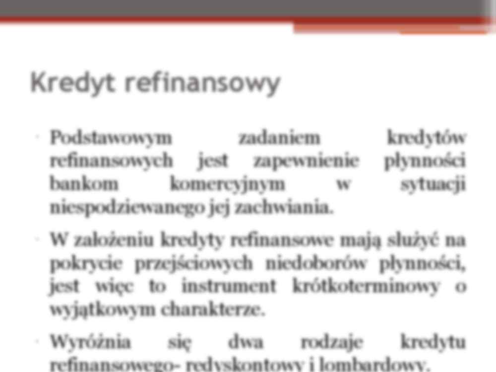 Rodzaje kredytów NBP- opracowanie - strona 3