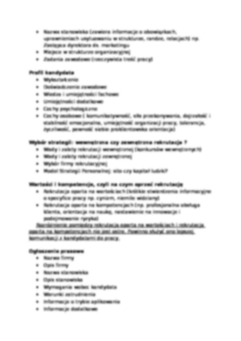 Rekrutacja i selekcja pracowników - Planowanie zatrudnienia - strona 2