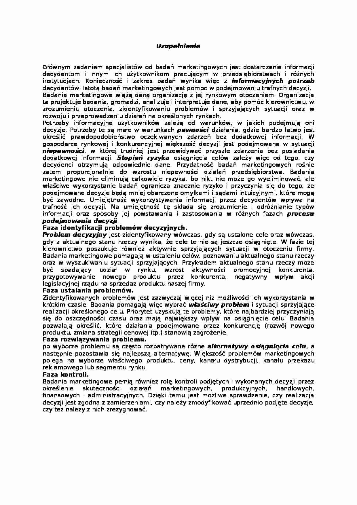 Uzupełnienie - strona 1