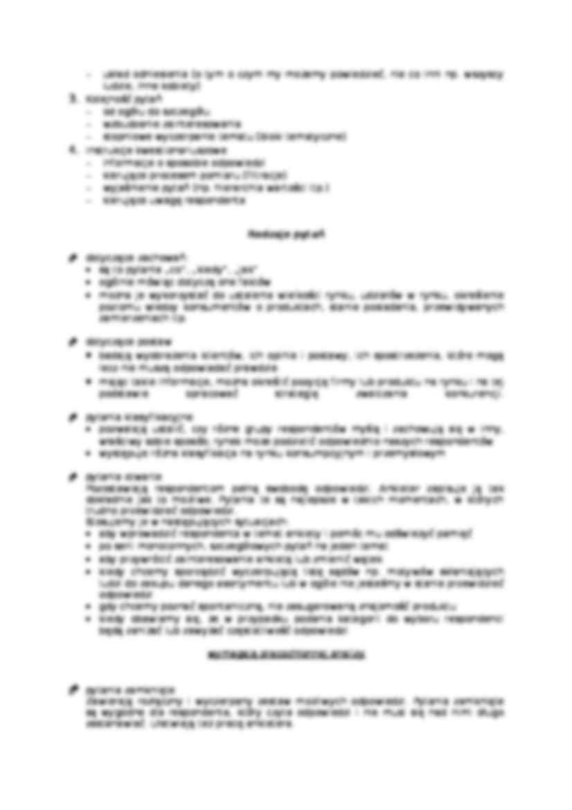 Zasady budowy kwestionariusza - strona 2