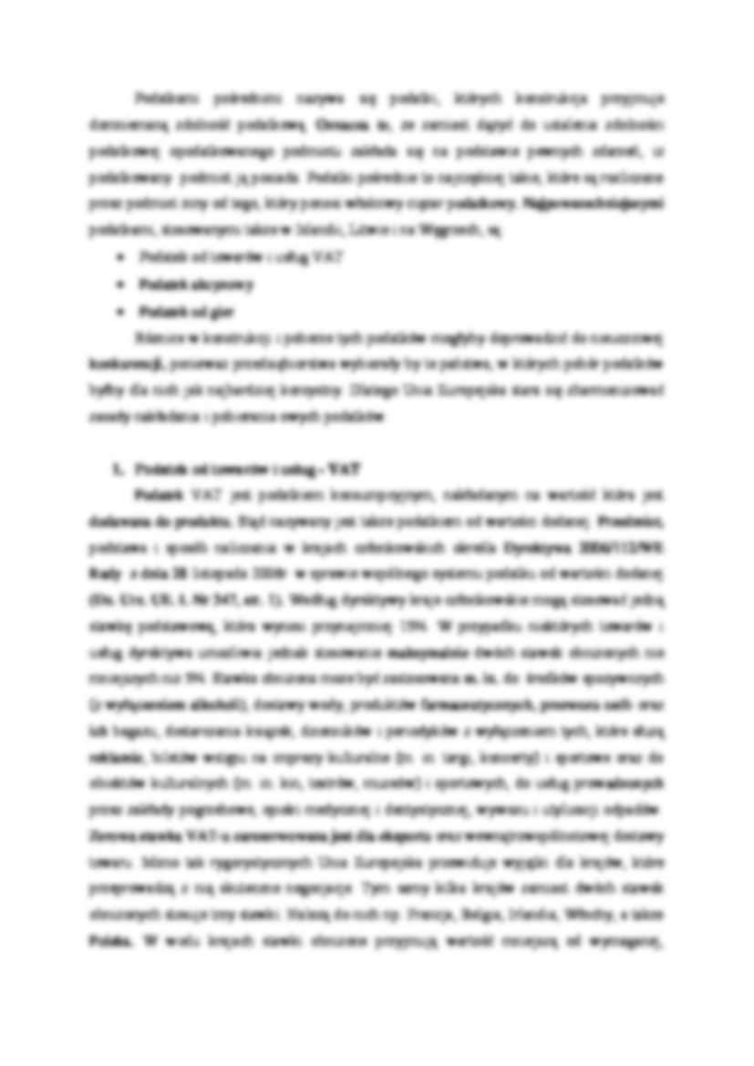 Podatki pośrednie jako źródło dochodów państwa - strona 2