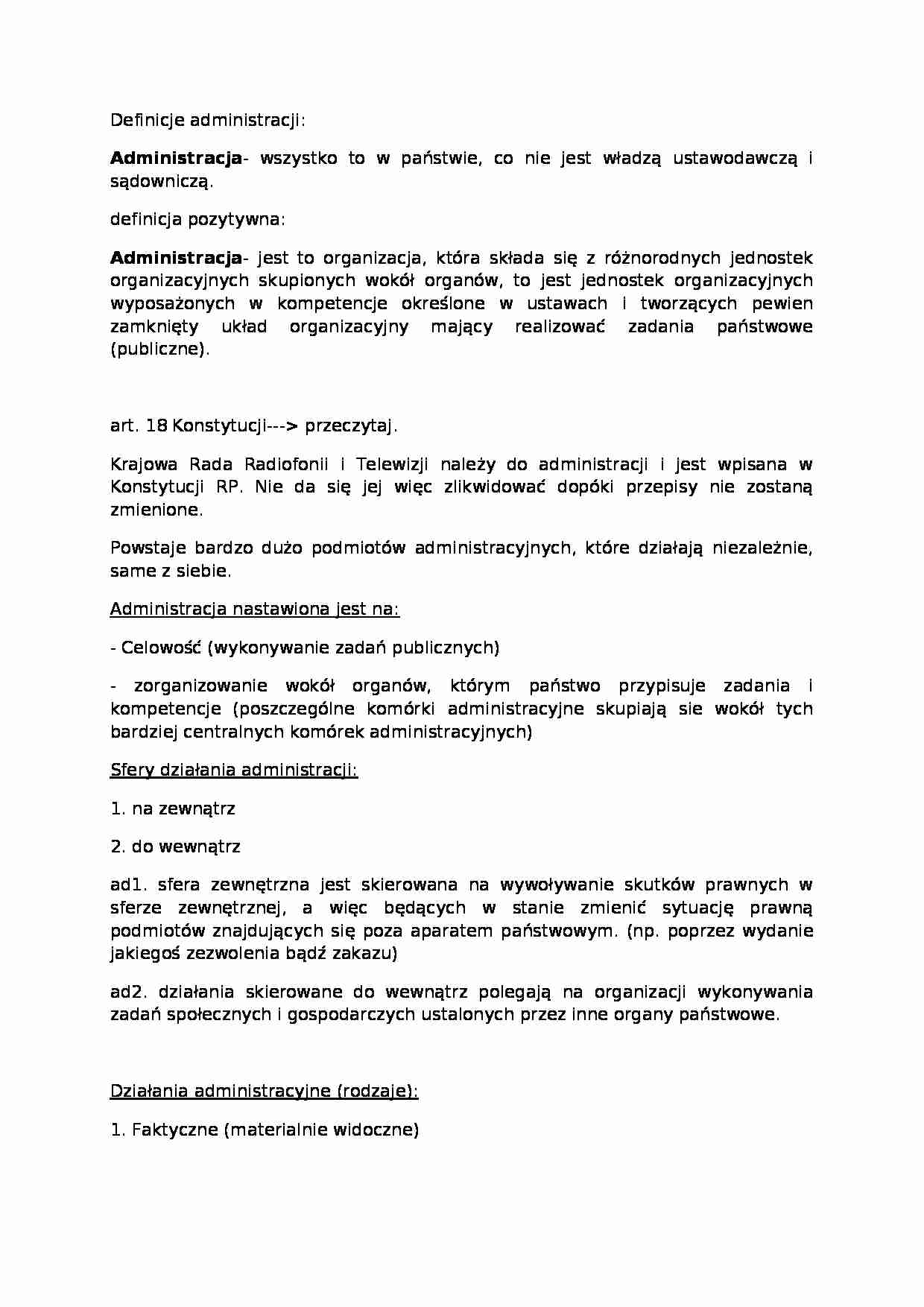 Administracja - Organ administracji publicznej - strona 1