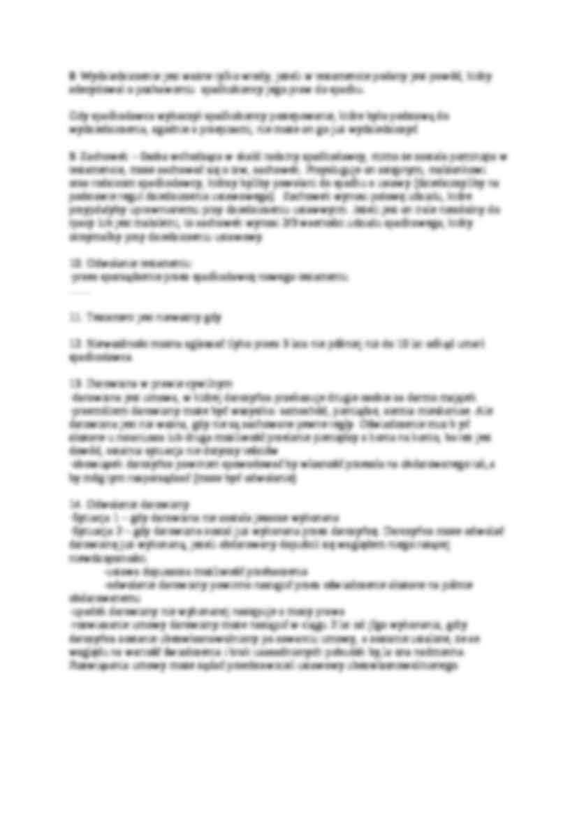 Spadek, darowizna - wykład - strona 2