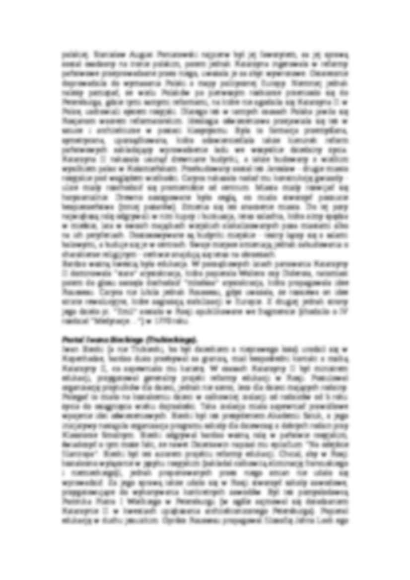 WYKŁAD Kultura w czasach rządów Katarzyny II - strona 2