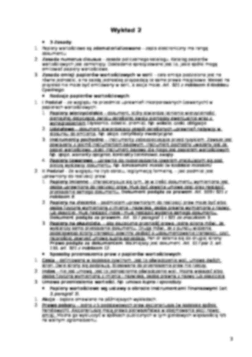 Bankowość inwestycjna, pozyskiwanie kapitałów w drodze emisji papierów wartościowych - wykład - strona 3