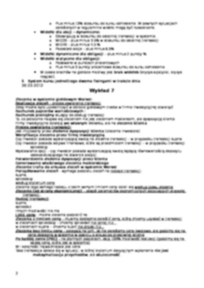 System giełdowy Warset - wykład - strona 2