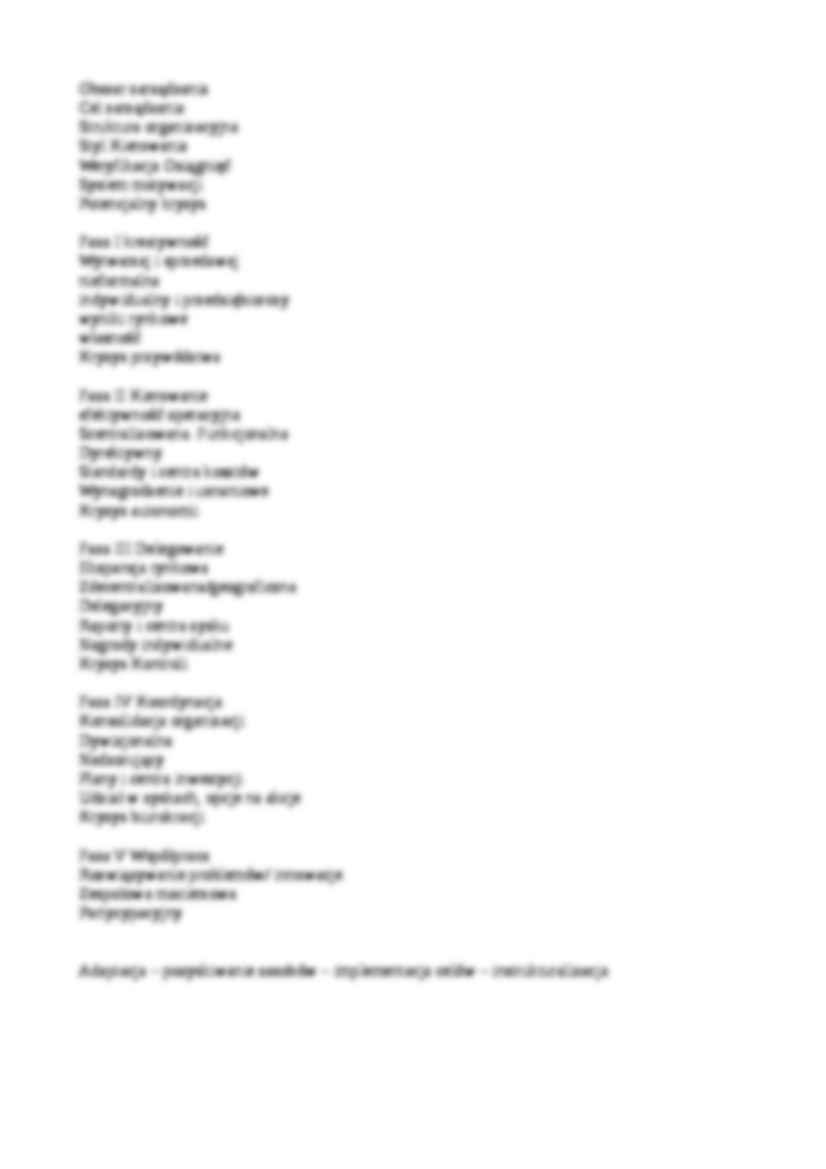 Liniowe modele rozwoju organizacji - wykład - strona 3