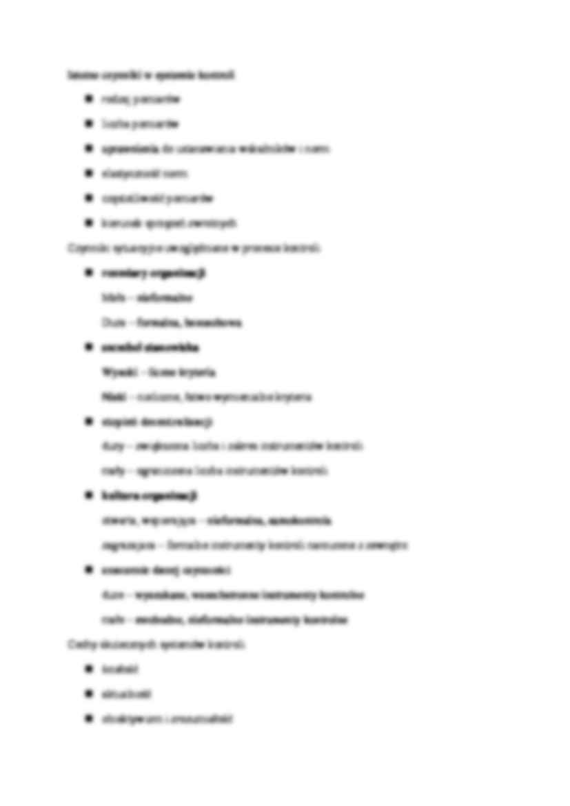 Kontrola organizacyjna - wykład - strona 2