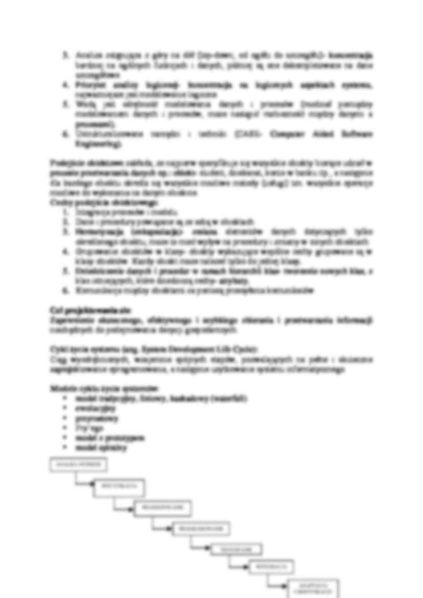 Wykład - organizacja systemu zarządzania bazą danych - strona 2