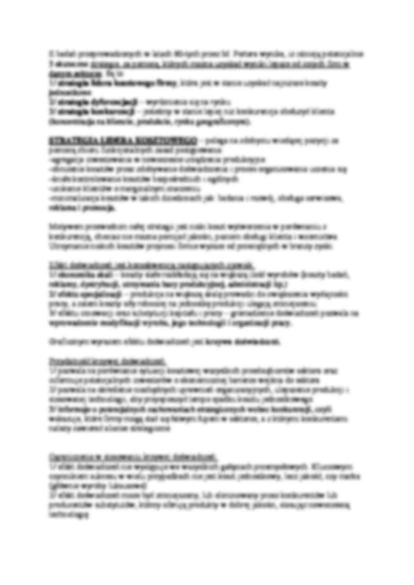 Wykład - analiza otoczenia konkurencyjnego - strona 2