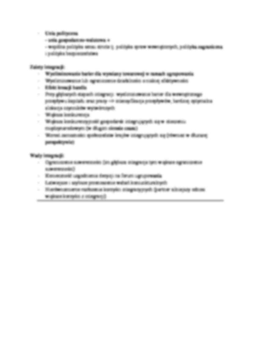 Wykład - Ekonomia Integracji Europejskiej - strona 2