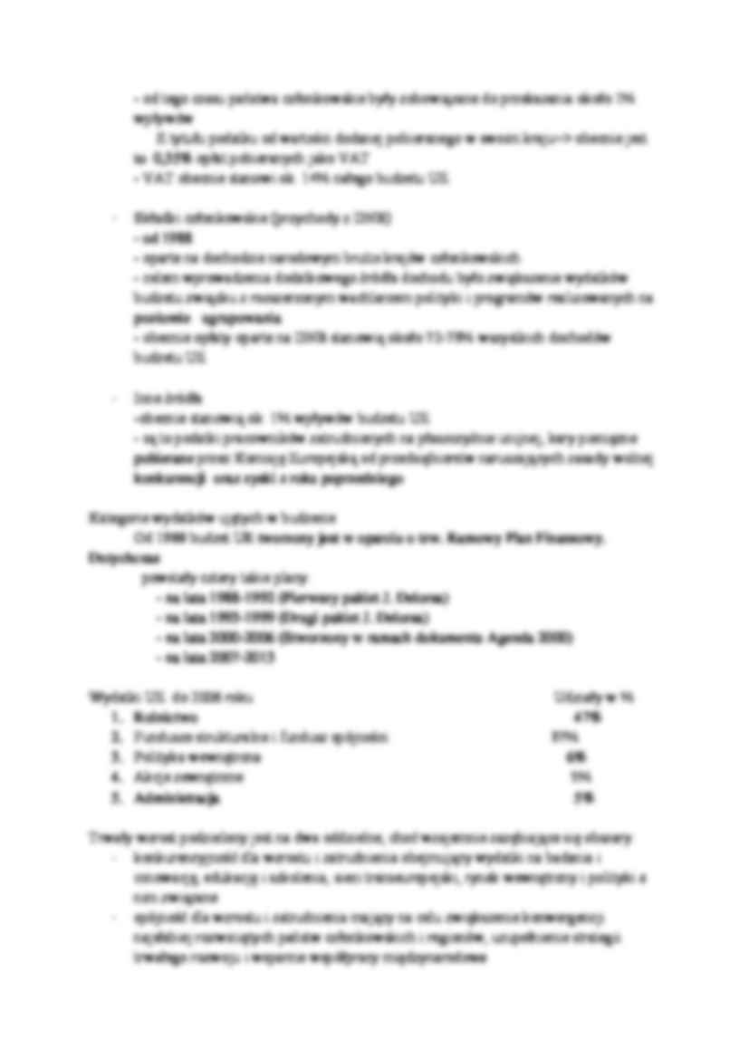 Wykład - Sześć głównych zasad dotyczących budżetu UE - strona 2