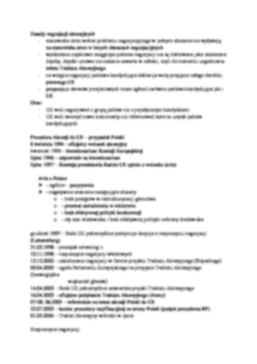 Wykład - Procedura procesu akcesyjnego - strona 2