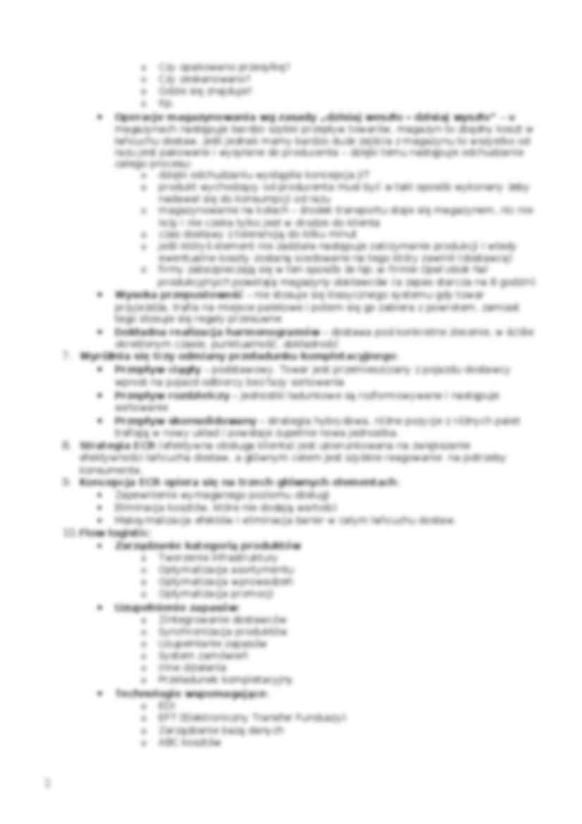 Wykład - logistyka dystrybucji - strona 2