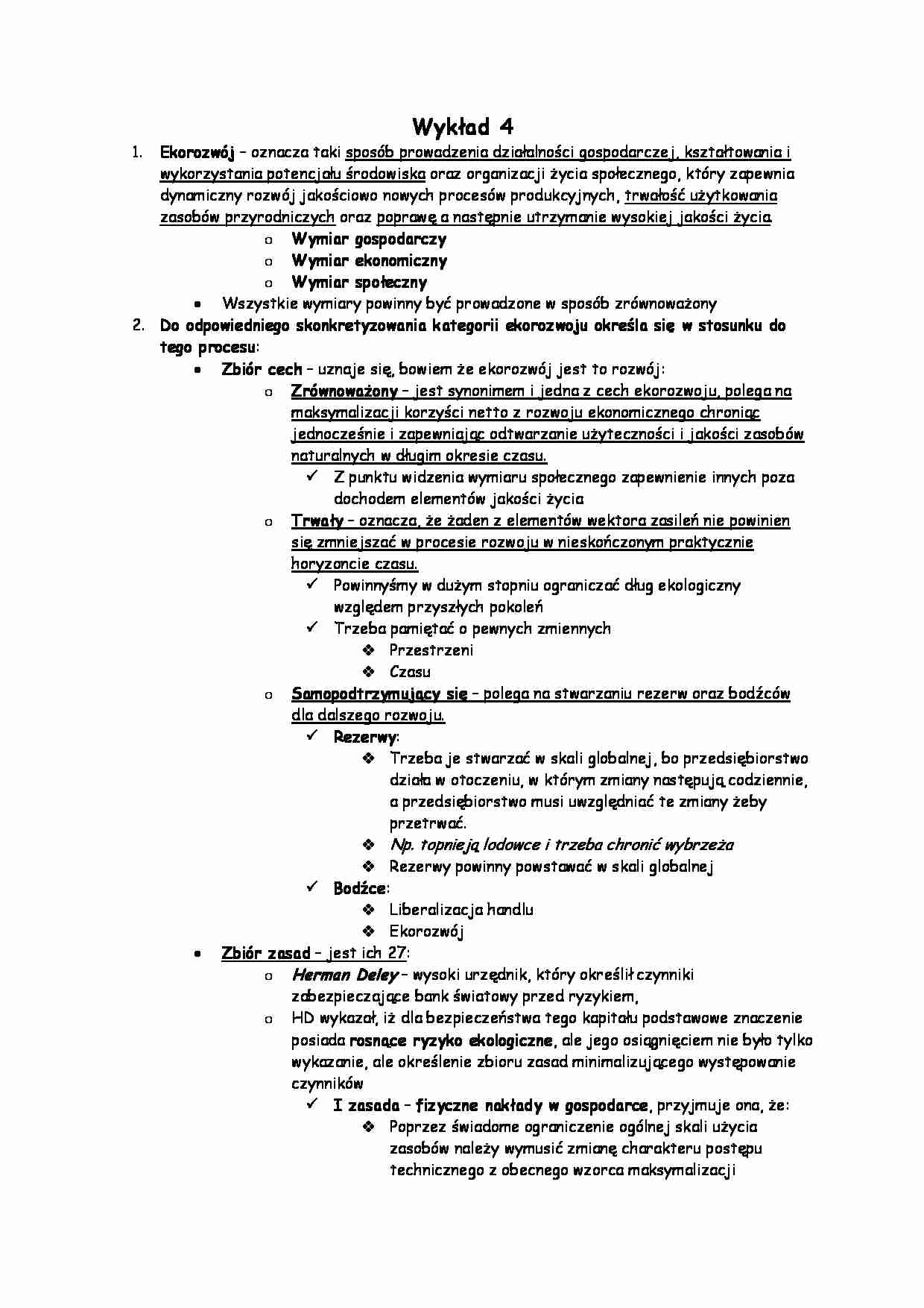 wykład - ekorozwój - strona 1
