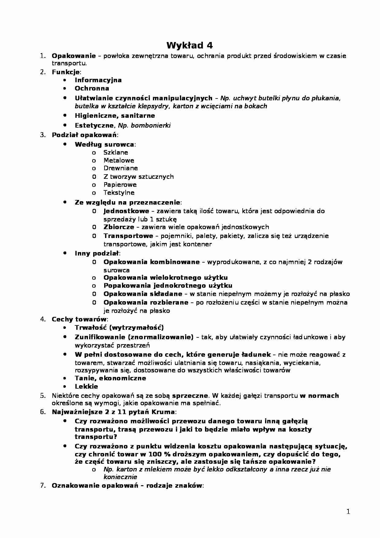Wykład - opakowanie - strona 1