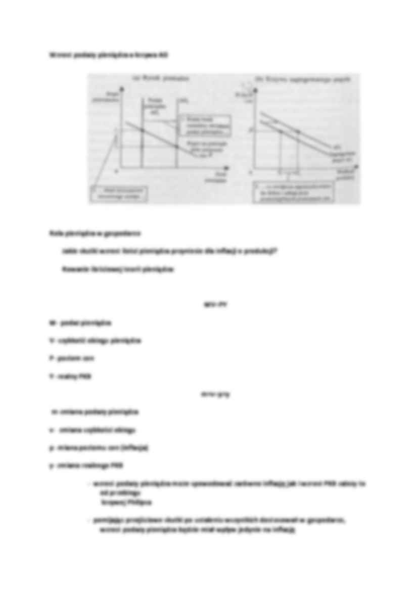 Wykład - Łączna podaż pieniądza - strona 2