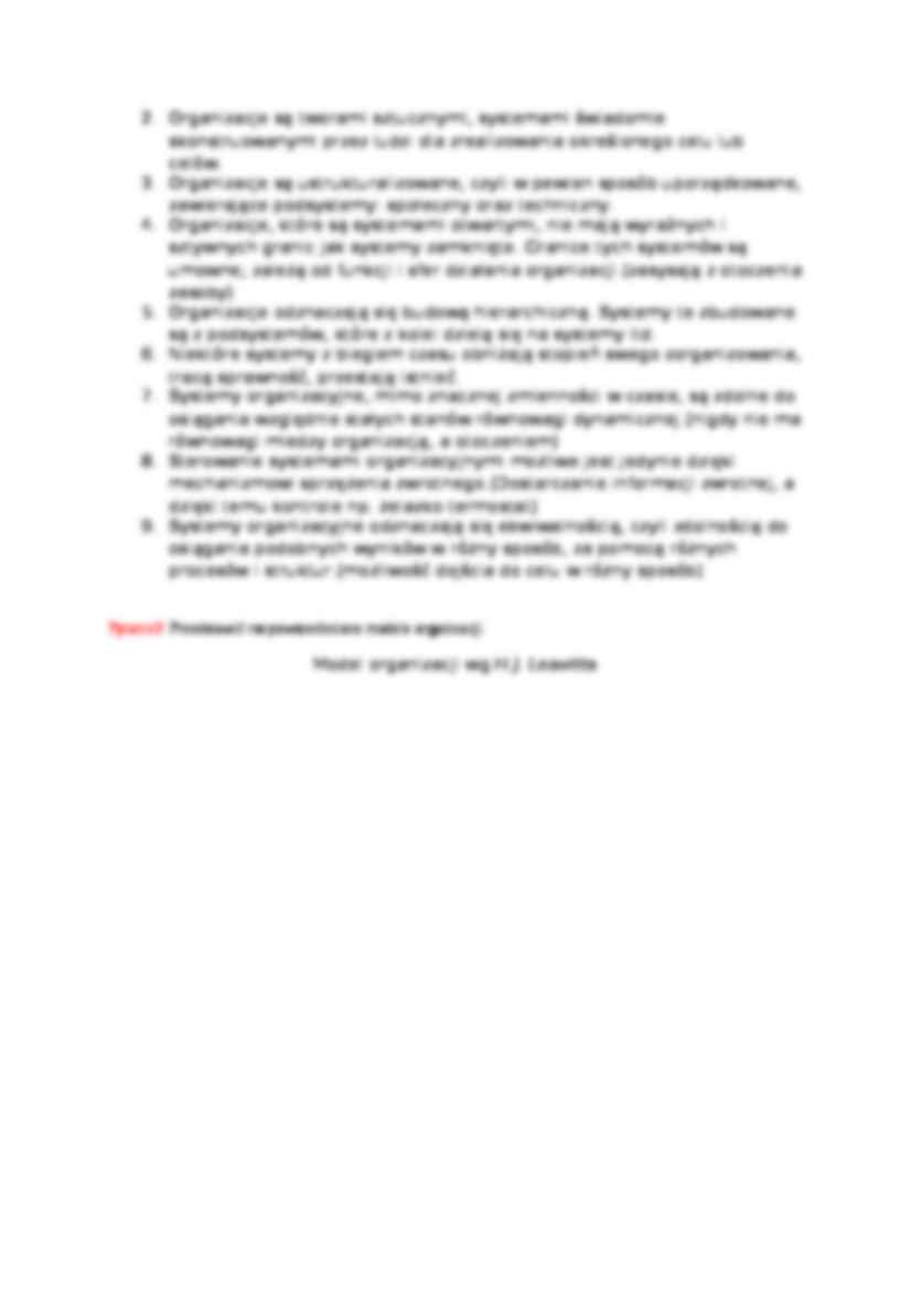 Wykład - podejście systemowe do organizacji - strona 2
