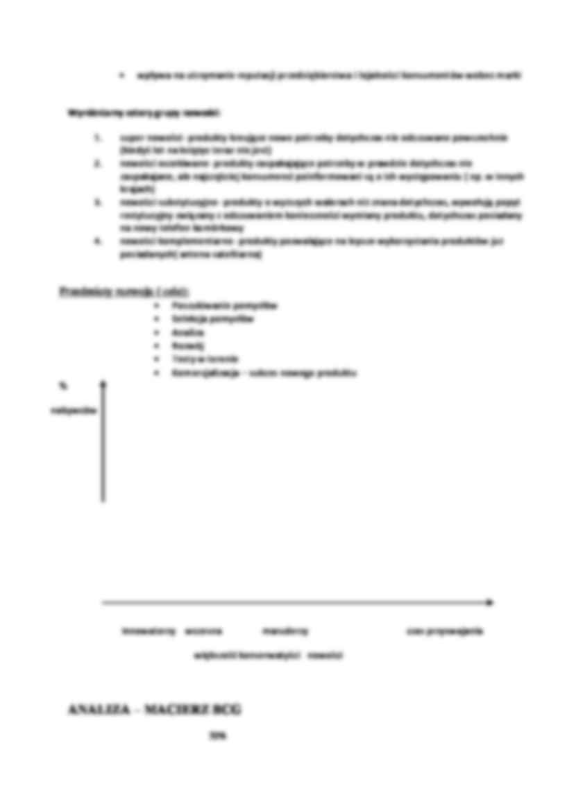 Wykład - Charakterystyka faz w cyklu życia produktu - strona 3