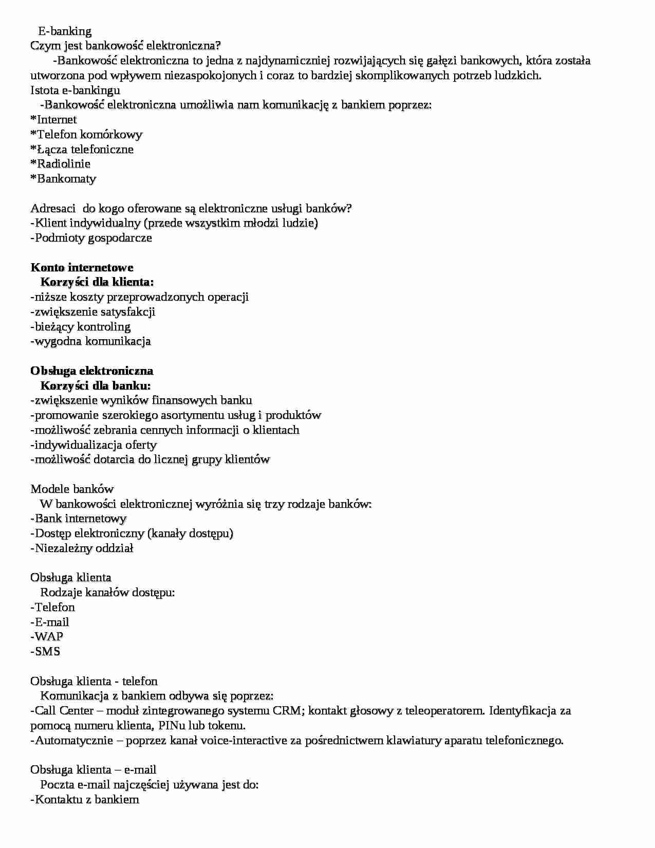 E-banking - wykład - strona 1