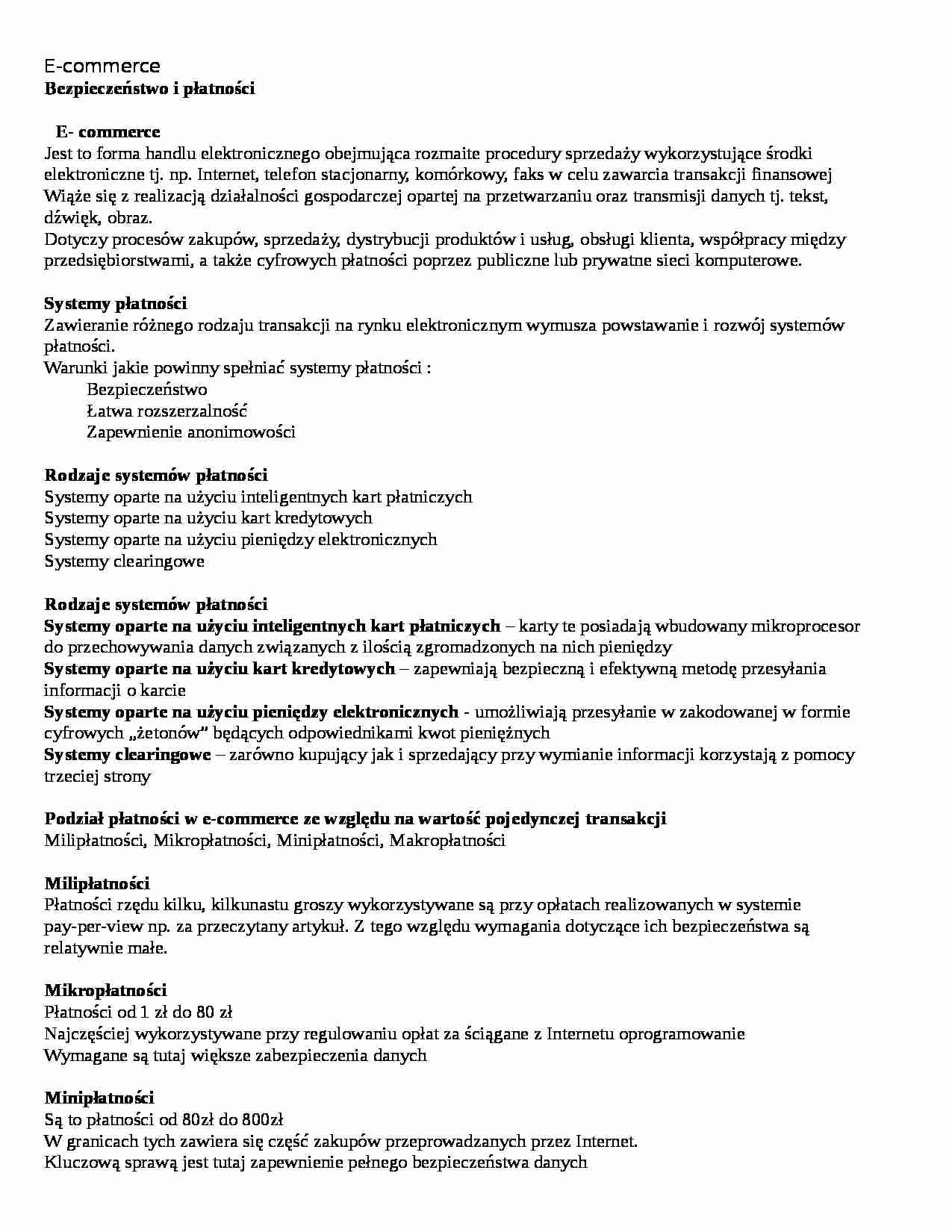 E-commerce - wykład - strona 1