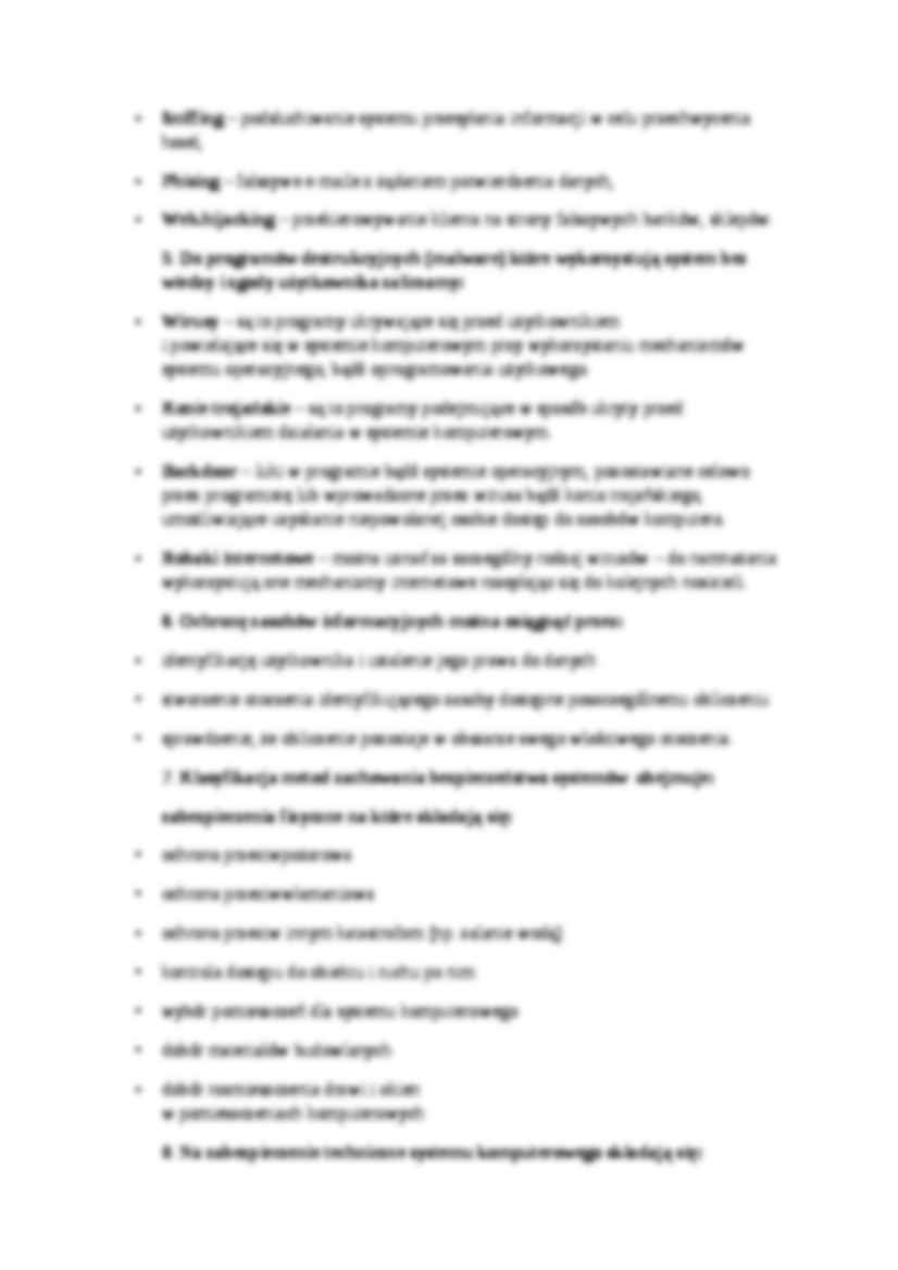 Ochrona zasobów informatycznych - wykład - strona 2