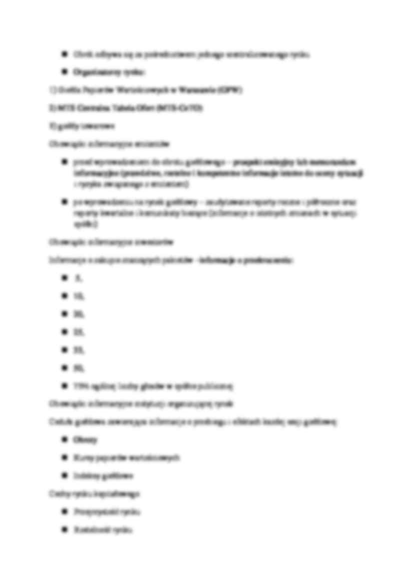 Wykład - Rynek kapitałowy i finansowy - strona 2