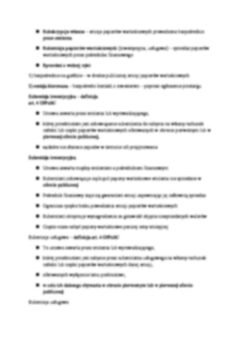 Wykład - Segmenty rynku kapitałowego - strona 2