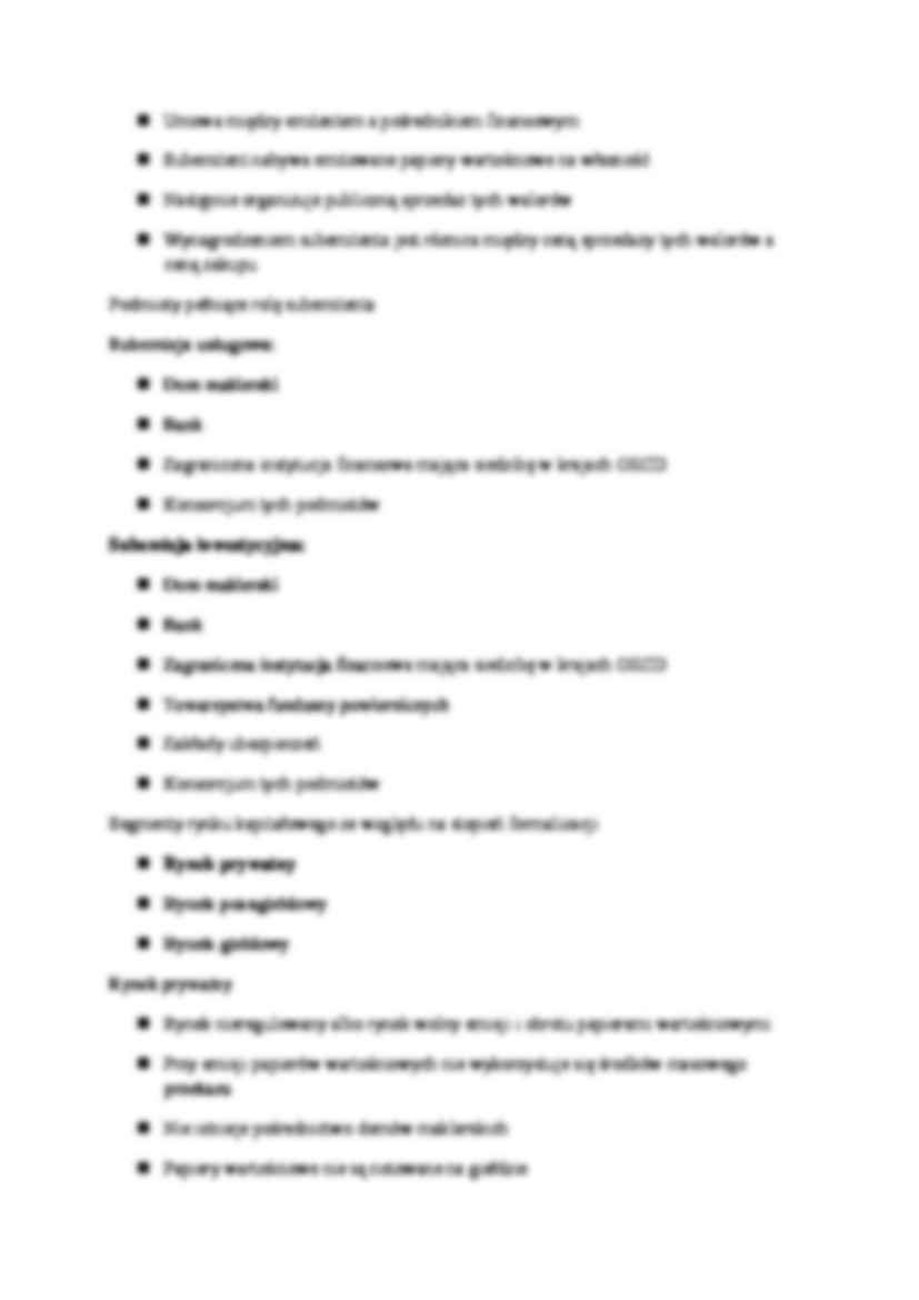 Wykład - Segmenty rynku kapitałowego - strona 3