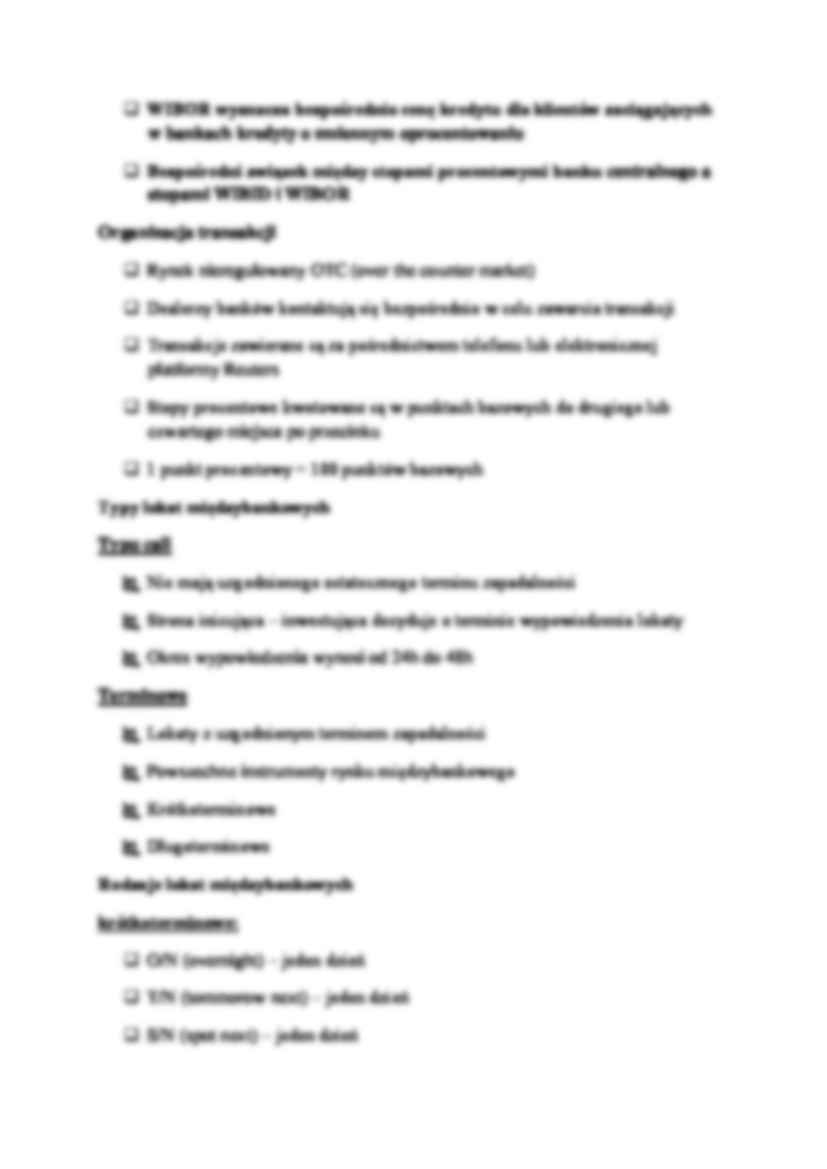 Wykład - Rynek międzybankowy - strona 2