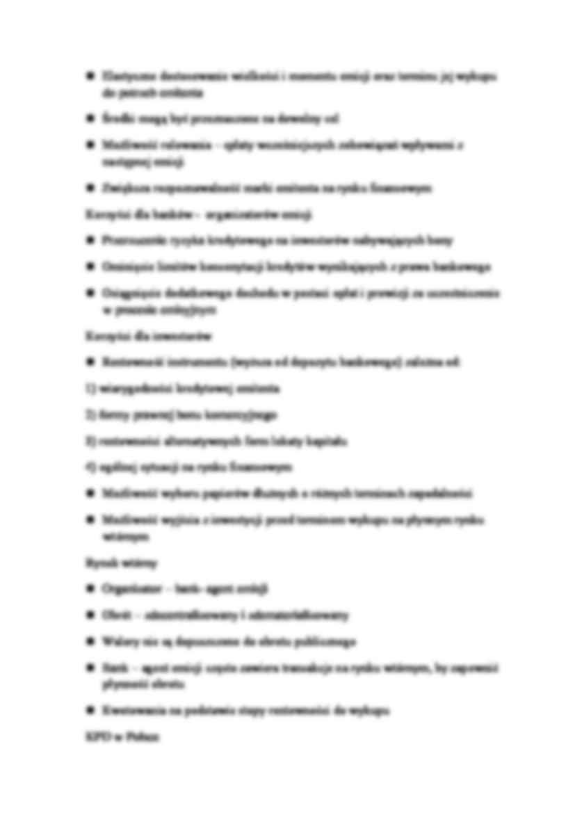 Wykład - Funkcje banków w organizacji emisji - strona 2