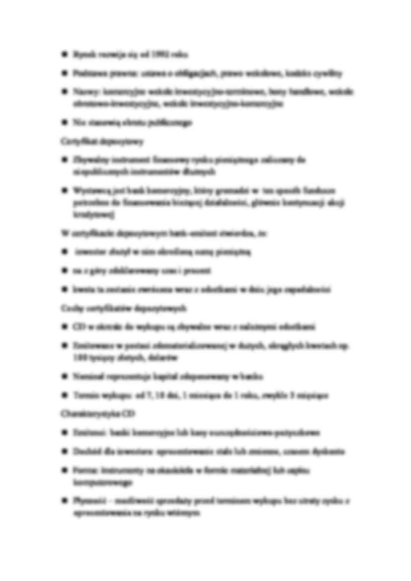 Wykład - Funkcje banków w organizacji emisji - strona 3