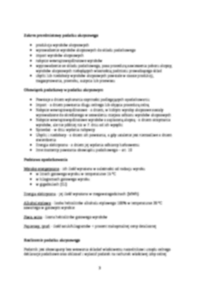 Obciążenia obrotu przedsiębiorców podatkiem akcyzowym-opracowanie - strona 3