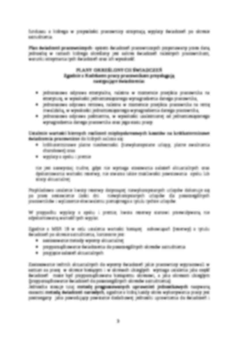 Rezerwy na świadczenia pracownicze-opracowanie - strona 3