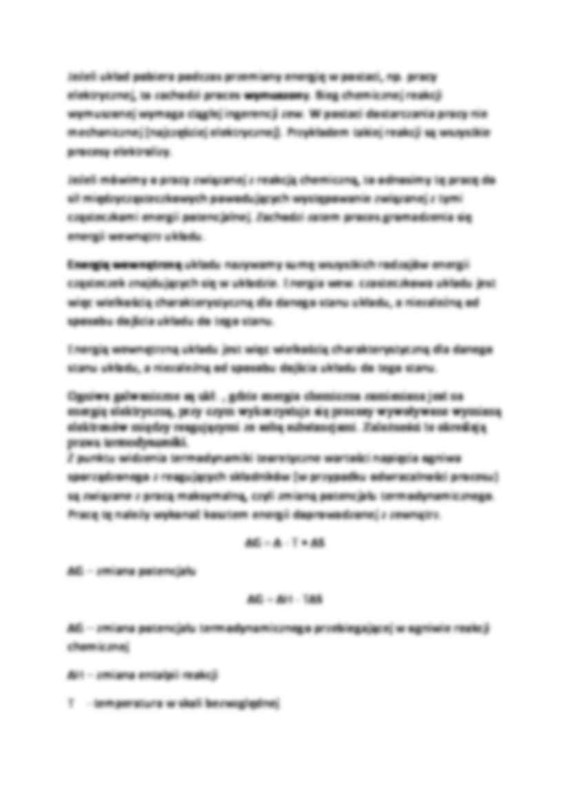 Chemia fizyczna - Termodynamika - wykład 2 - strona 2