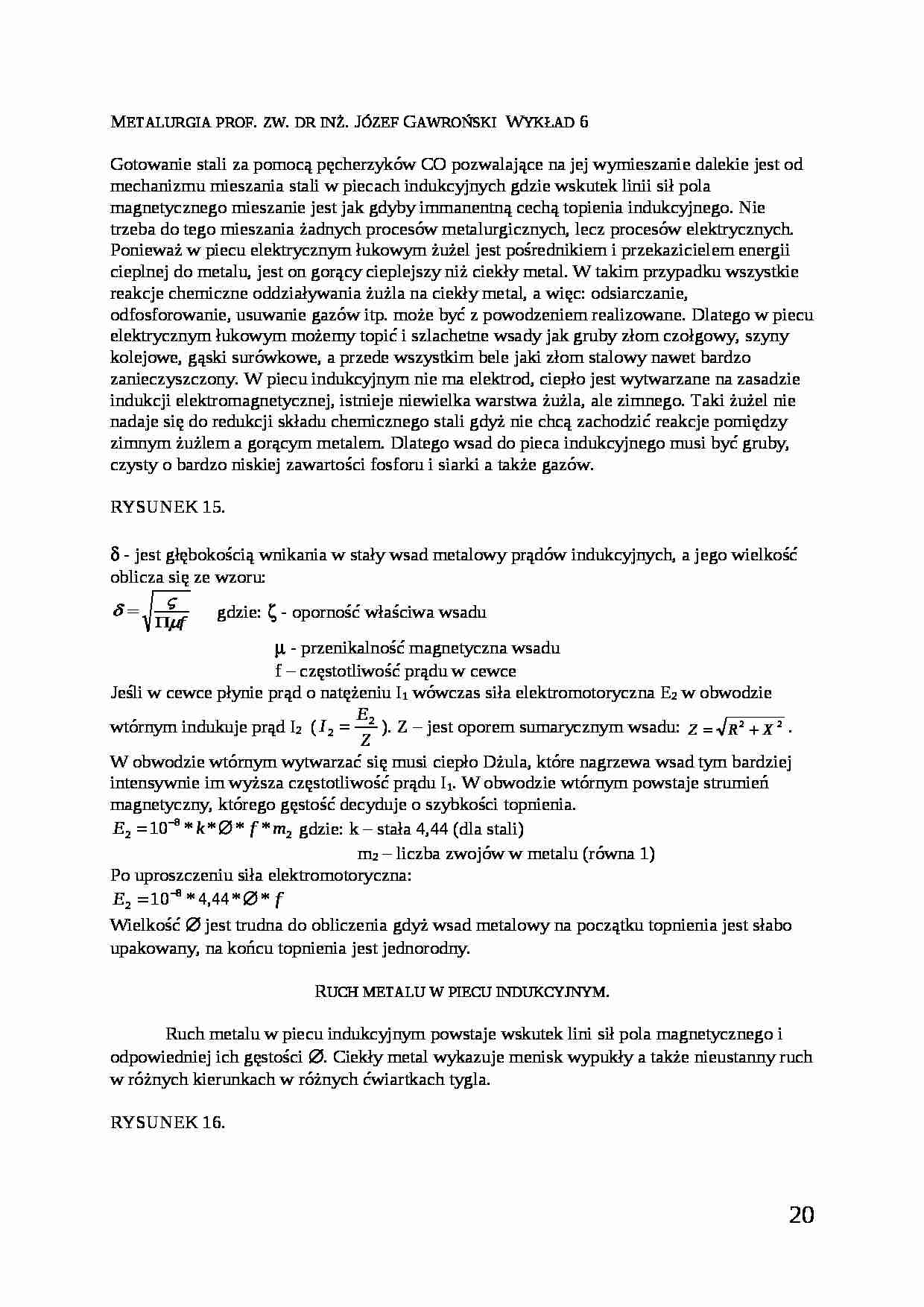Metalurgia- wykład 6 - strona 1