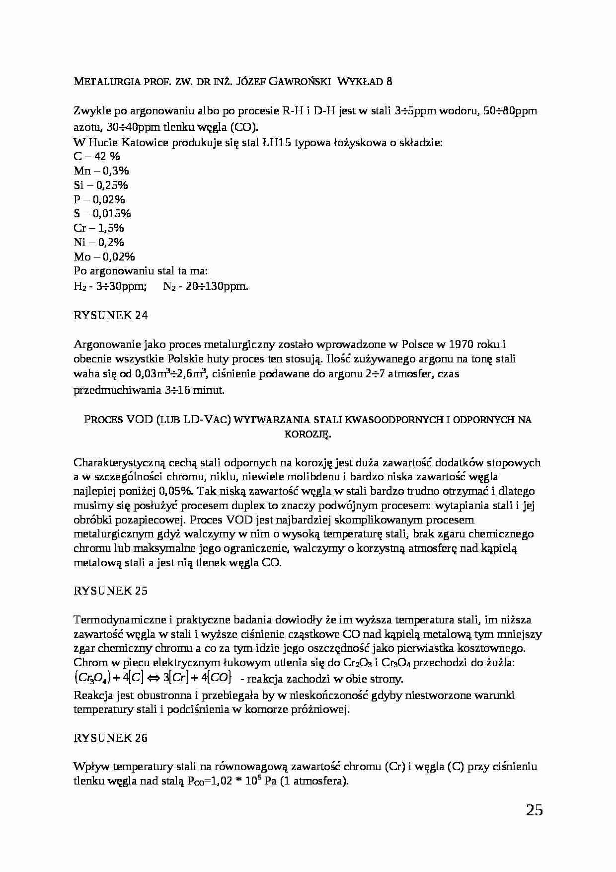 Metalurgia- wykład 8 - strona 1