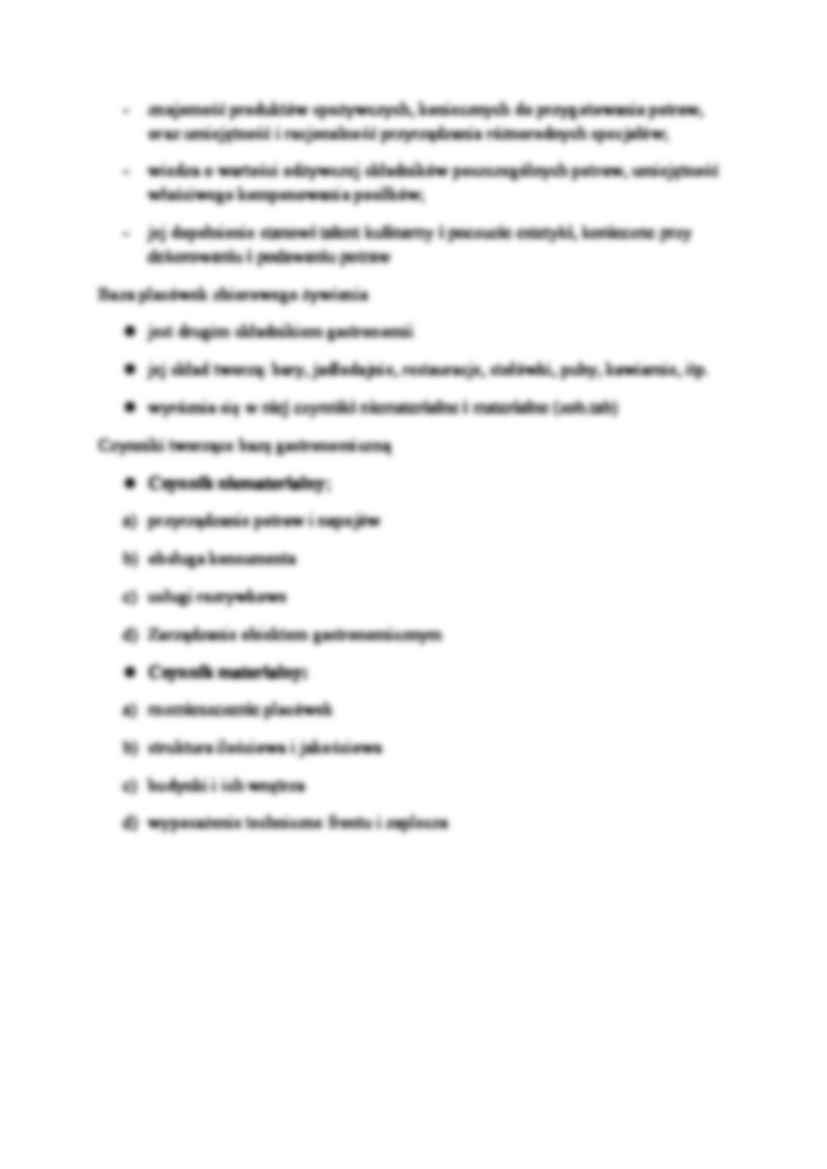 Ekonomika i organizacja gastronomii- wykład 1 - strona 2
