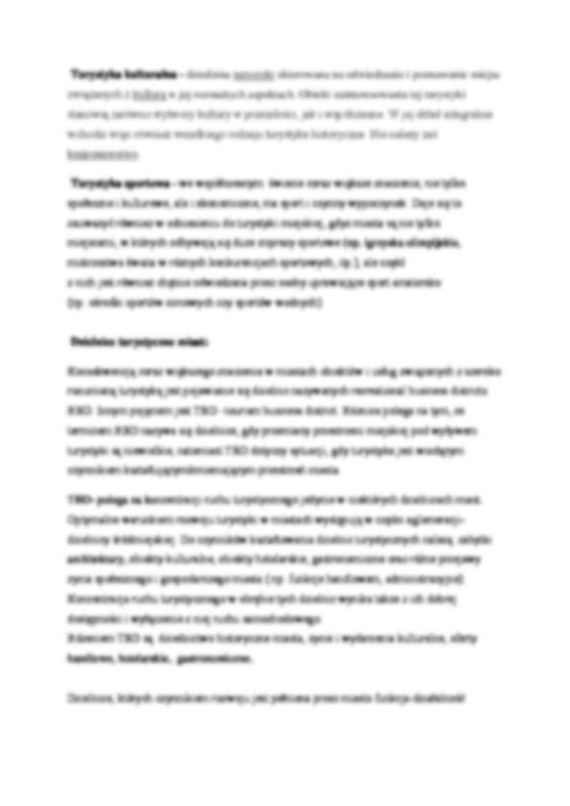 Produkty turystyki miejskiej i kulturowej- wykład 4 - strona 2