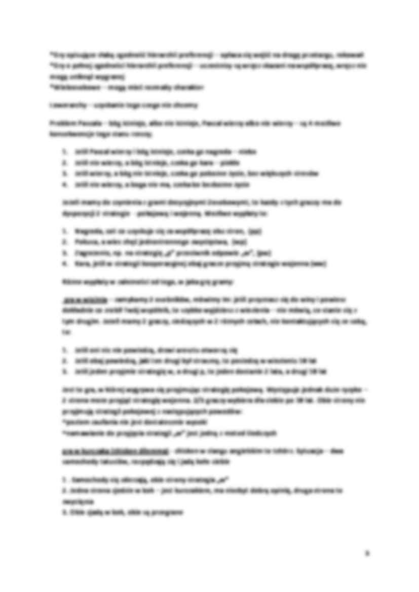 Gry decyzyjne- Wykład - strona 3