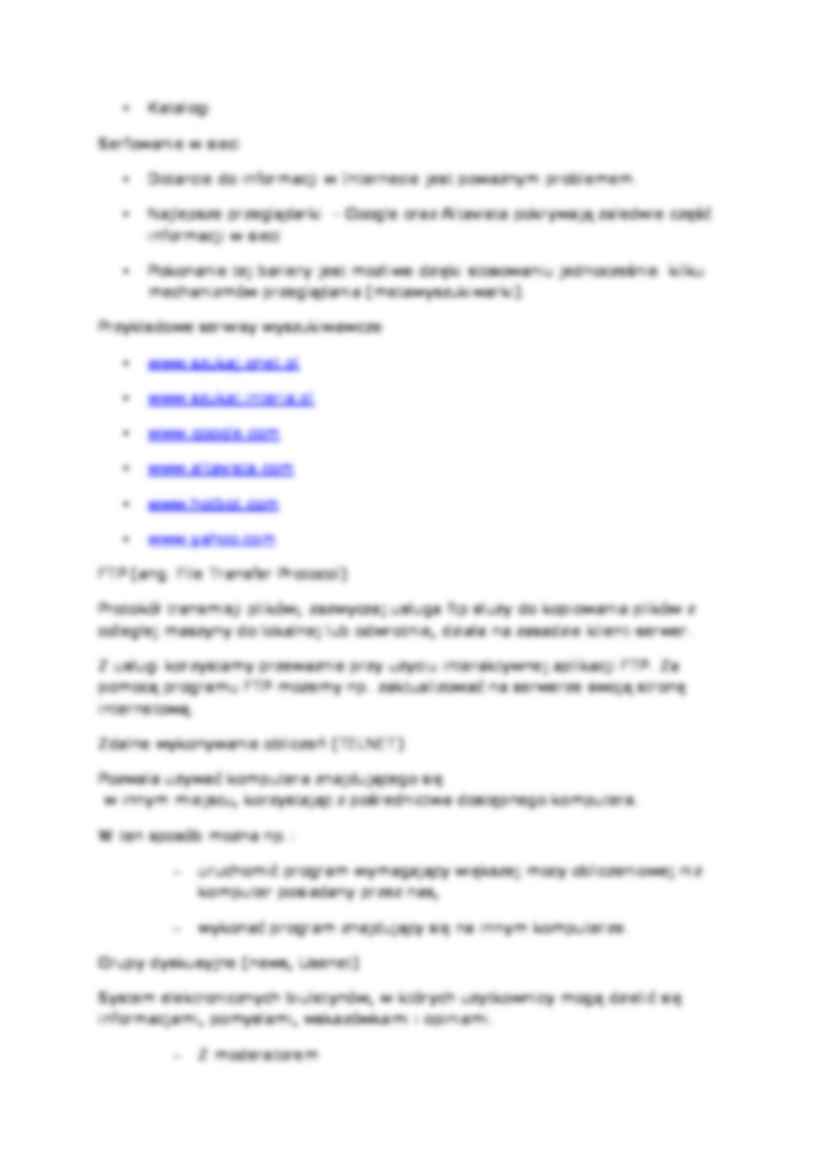 Internet w turystyce- wykład 3 - strona 2