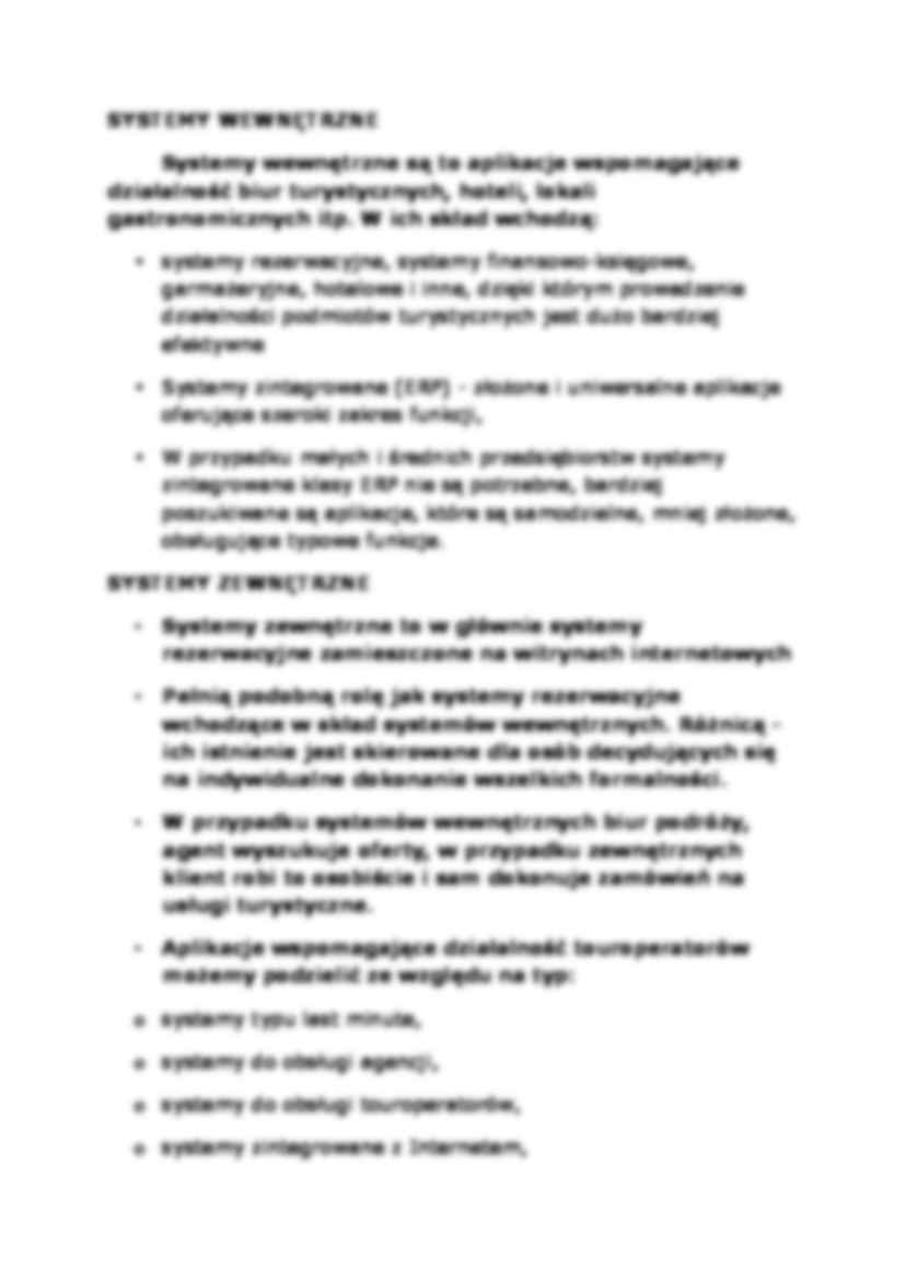 Internet w turystyce- wykład 5 - strona 3