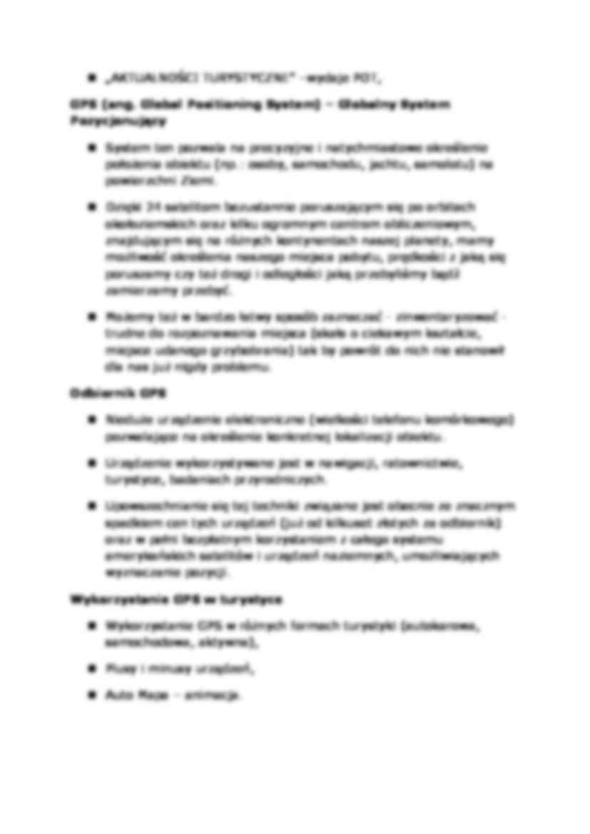 Geografia turystyczna- wykład 3 - strona 3
