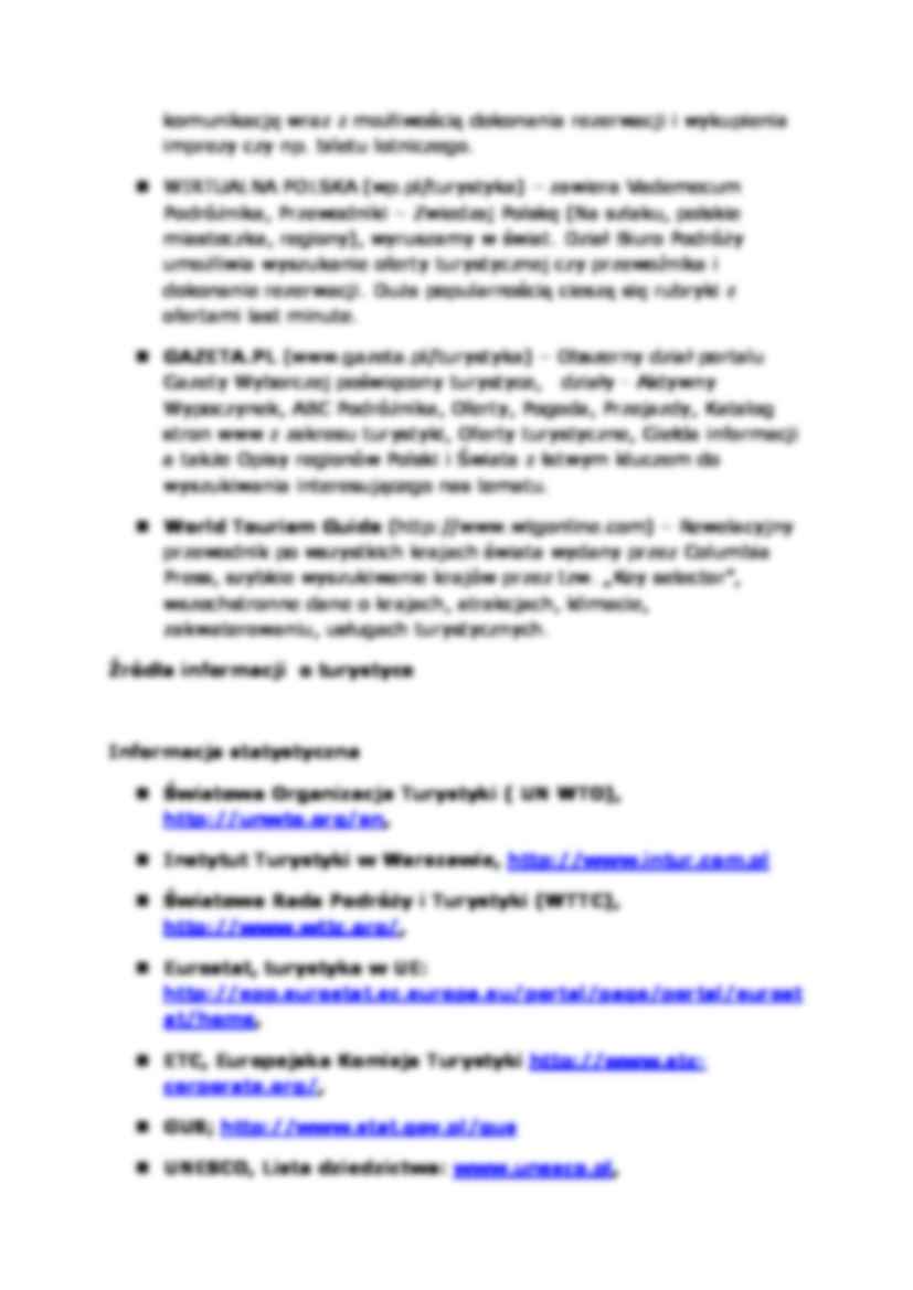 Geografia turystyczna- wykład 4 - strona 2